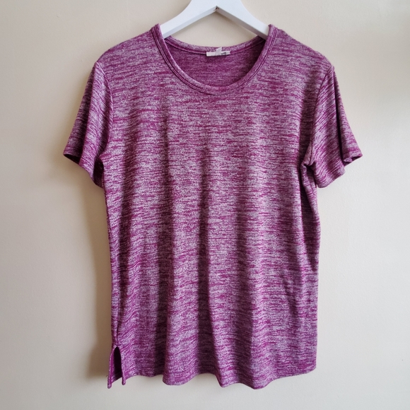 Wilfred Free short sleeve T shirt purple melange, small size - Picture 3 of 7